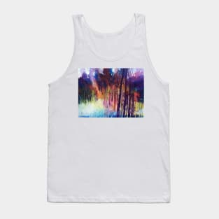 Flashes of light in the forest Tank Top